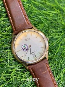 Montre à quartz Citizen vintage avec logo Arabie Saoudite édition spéciale limitée des années 1980