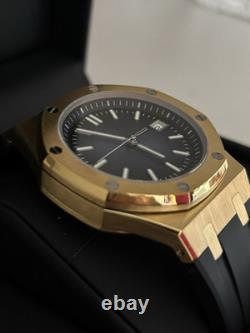Montre automatique Seiko Mod NH35 AP 41mm cadran bleu or ? Vendeur au Royaume-Uni