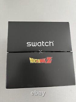 Montre-bracelet édition limitée Swatch Dragon Ball Z Shenron X Livraison au Royaume-Uni uniquement