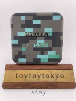 Montre chronographe Deepslate en édition limitée Minecraft x Fossil LE1205 noire NEUVE