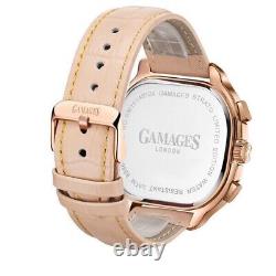 Montre de luxe pour hommes en édition limitée avec boîtier en or rose Automatic Gamages de Londres