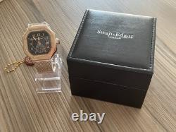Montre pour homme Swan & Edgar Édition Limitée, Automatique Quadrant Rose. Cadran de 44 mm