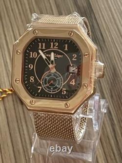 Montre pour homme Swan & Edgar Édition Limitée, Automatique Quadrant Rose. Cadran de 44 mm