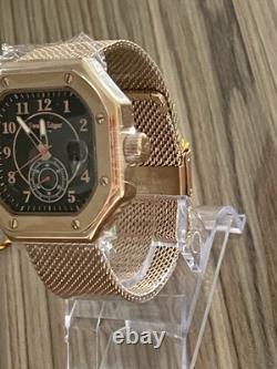 Montre pour homme Swan & Edgar Édition Limitée, Automatique Quadrant Rose. Cadran de 44 mm