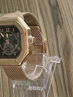 Montre pour homme Swan & Edgar Édition Limitée, Automatique Quadrant Rose. Cadran de 44 mm