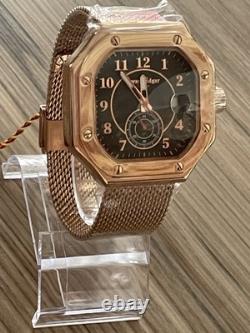 Montre pour homme Swan & Edgar Édition Limitée, Automatique Quadrant Rose. Cadran de 44 mm