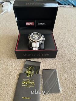 Montre pour hommes Invicta Reserve Bolt Zeus Marvel Punisher édition limitée Ultra Rare