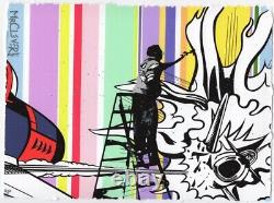 Mr Clever Art Street Art Charity Ladder Pop Art Deco Urban Graffitis Planes Print