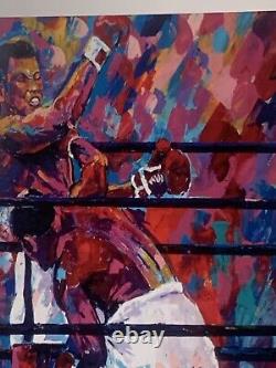 Muhammad Ali et Frazier Lithographie en Édition Limitée Signée & #24/99 Était 995$