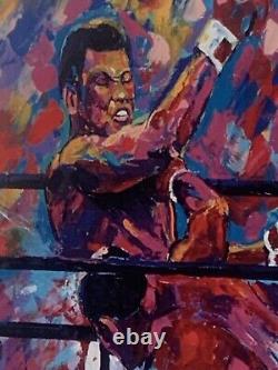 Muhammad Ali et Frazier Lithographie en Édition Limitée Signée & #24/99 Était 995$