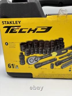NOUVELLE ÉDITION LIMITÉE Ensemble de Clés à Douille Stanley Tech3 STHTO-72654 de 61 Pièces Yamaha