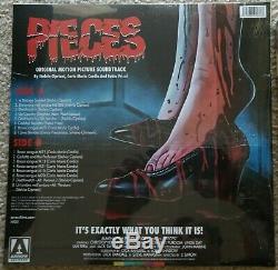 Nouveau! Pieces (1983) Arrow Limited Edition Blu-ray Coffret Vinyle Soundtrack Jigsaw