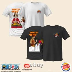 Nouvelle carte One Piece Burger King 2024 T-shirt Édition Limitée & Funko Pop Chase Ruf