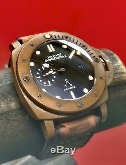 O3 Montres Bronze Trident 47mm Bronzo Limited Edition 100 Pièces Automatique