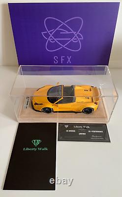 Oeuvre LB 1/18 Ferrari 458 Spider Liberty Walk Édition Limitée #23 sur 40 Pièces