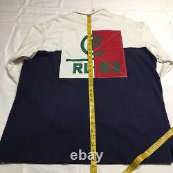 Og 90 Vtg Polo Ralph Lauren Cp93 Colorblock Rugby Shirt Mens Grand Salut Tech 92