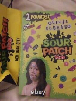 Olivia Rodrigo Sour Patch Kids 2 Lb Edition Limitée Boîte Collectible X/90 Nyc