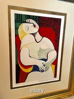 Pablo Picasso LE RÊVE État Signé Édition Limitée Art Giclee 12x 12