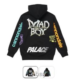 Palace x Cannondale Madboy Hoodie Noir Grand Pièce Rare Édition Limitée