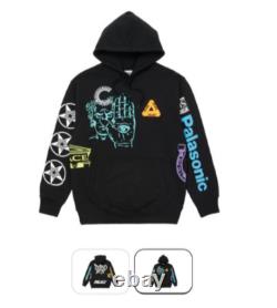 Palace x Cannondale Madboy Hoodie Noir Grand Pièce Rare Édition Limitée