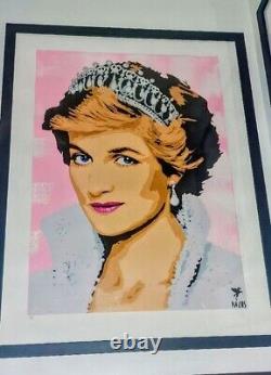 Pégase-Princesse Diana-Édition Limitée Rare Encadrée