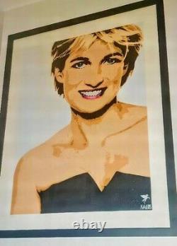 Pégase-Princesse Diana-Édition limitée rare encadrée