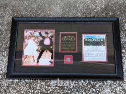 Pièce en Édition Limitée Signée du Film Grease de Hollywood, Authentique, Encadrée, COA 1978
