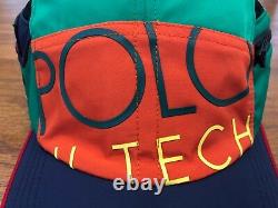 Polo Ralph Lauren Hi Tech Side Pocket Limited Edition Flag 5 Panneau S/m Patch Hat