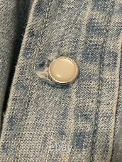 Polo Ralph Lauren Limited Edition Western Patchwork Denim Button Down Shirt Sz M