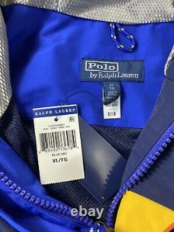 Polo Ralph Lauren Mckenzie Cp-93 Colorblock Sort Out Nylon Veste T.n.-o. Hommes XL