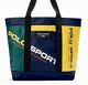 Polo Ralph Lauren Sport Sac Fourre-tout En Nylon Color Block Épel Limited Edition Nwt