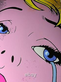 Pop Street Art Face Pink Imprimé Par Chris Boyle Crying Femmes 13/25