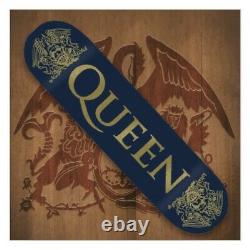 Queen Official Skateboard Deck Limited Edition Nouveau Seulement 100 Pièces
