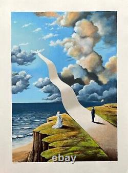 Rafal Olbinski FORME D'ILLUSION INTIME Édition Limitée Sérigraphiée Signée à la main