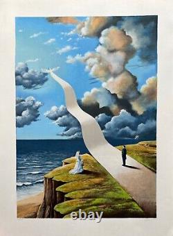 Rafal Olbinski FORME D'ILLUSION INTIME Édition Limitée Sérigraphiée Signée à la main