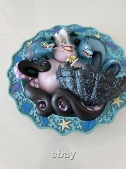 Rare Edition Limitée Ursula's Spell Relief Collectible Plaque 3d Coa 3-d