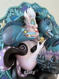 Rare Edition Limitée Ursula's Spell Relief Collectible Plaque 3d Coa 3-d