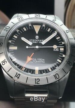 Rare Vintage Steinhart Ocean Gmt Limited Edition 199 Pièces Swiss Automatic 42mm