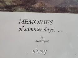 Reproduction D'art David Dipnall Souvenirs Des Journées D'été Signé Edition Limitée Grande
