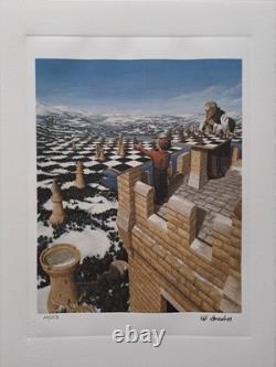 Rob Gonsalves a signé la lithographie collectionnable The Chessmaster