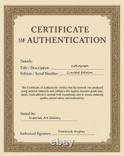 Robert Delaunay Lithographie COA Lithographie