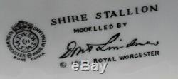 Royal Worcester Shire Horse Ltd 500 Pièces Doris Lindner Vers 1964