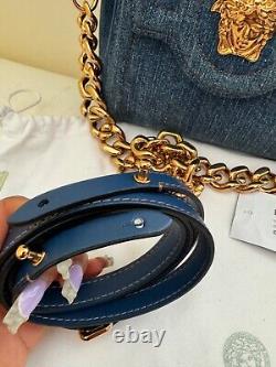 Sac fourre-tout Versace Small La Medusa bleu édition limitée pièce rare