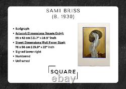 Sami Briss (né en 1930) Sérigraphie sur papier Édition limitée Signée à la main