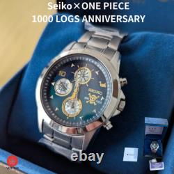 Seiko ONE PIECE 1000 LOGS ANNIVERSARY Édition Limitée à 5000 Montre Bleue Avec Boîte