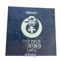 Seiko ONE PIECE 1000 LOGS ANNIVERSARY Édition Limitée à 5000 Montre Bleue Avec Boîte