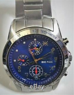 Seiko One Piece Anime 20ème Anniversaire Ltd 5000 Box Montre Homme Chrono Bleu Japon