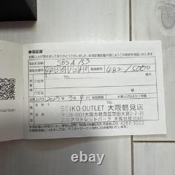 Seiko SBSA153 Zoro One Piece Montre Automatique Japon 42,5 mm Édition Limitée