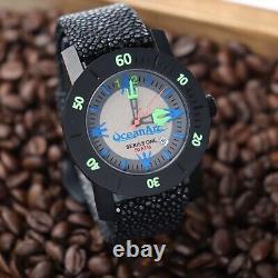 Série OceanArc One Montre Noire 42mm Automatique Édition Limitée de 500 Pièces