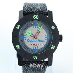 Série OceanArc One Montre Noire 42mm Automatique Édition Limitée de 500 Pièces